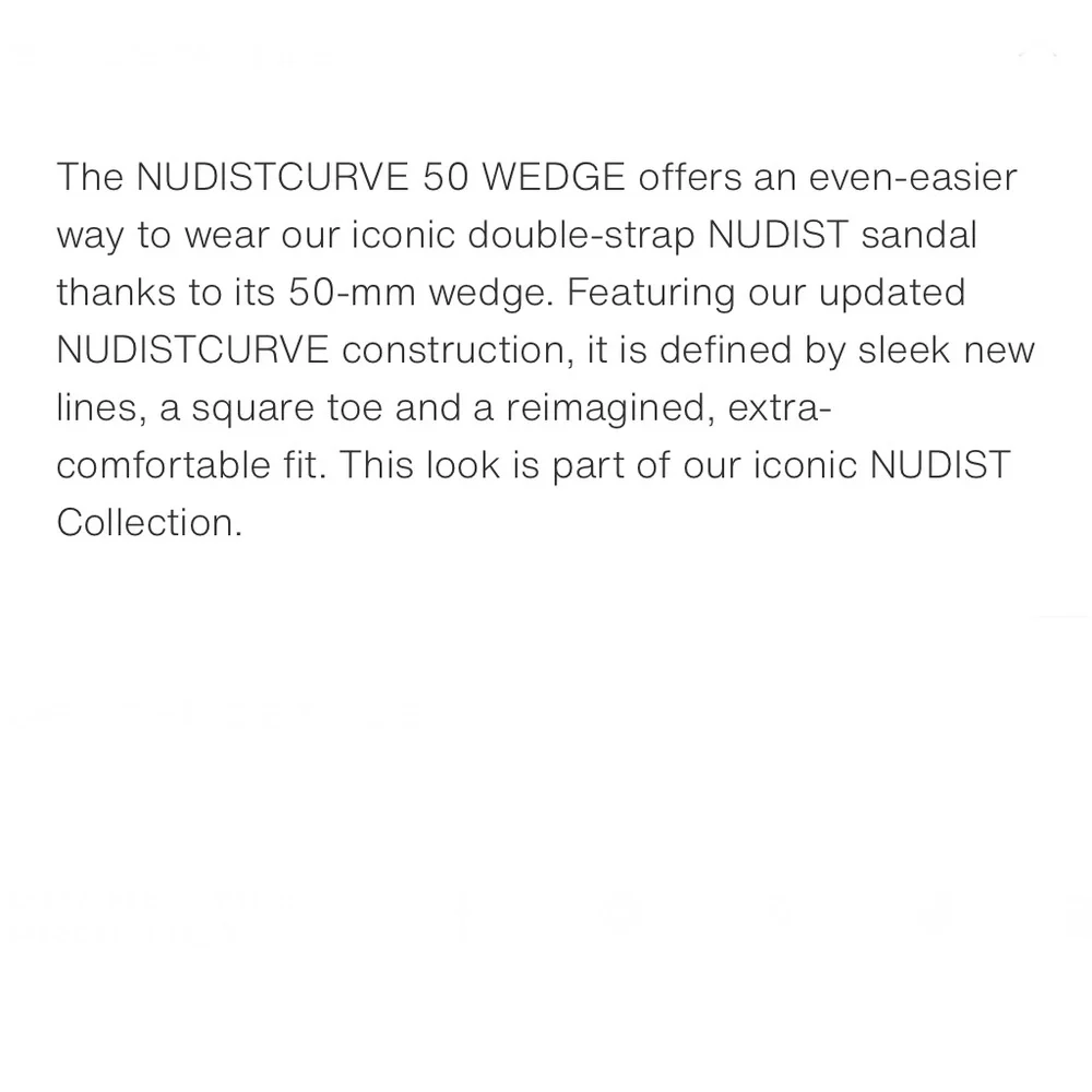 Stuart Weitzman Nudistcurve 50 Wedge